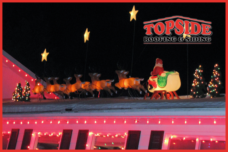 Lightweight holiday roof ornaments ensuring Ferndale home safety – Endorsed by Local Roofing Professionals.
