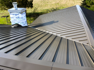 Energy-efficient metal roof installed by Skagit County roofing service experts
