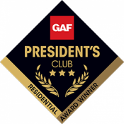GAF President's Club Residential Roofing Contractor Logo